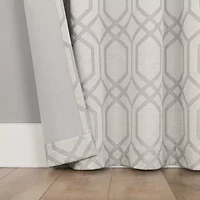 Sun Zero Atmosphere Davenport Grommet Top 100% Blackout Single Curtain Panel
