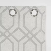 Sun Zero Atmosphere Davenport Grommet Top 100% Blackout Single Curtain Panel