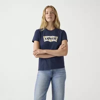 Levi's Womens Crew Neck Short Sleeve T-Shirt