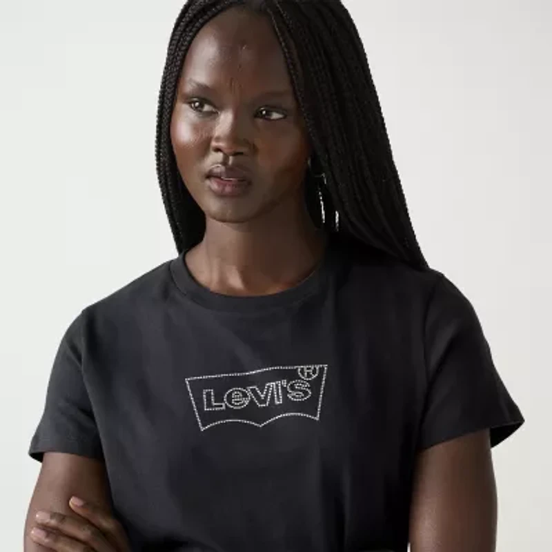 Levi's Womens Crew Neck Short Sleeve T-Shirt