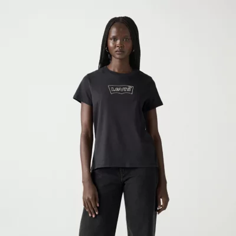Levi's Womens Crew Neck Short Sleeve T-Shirt