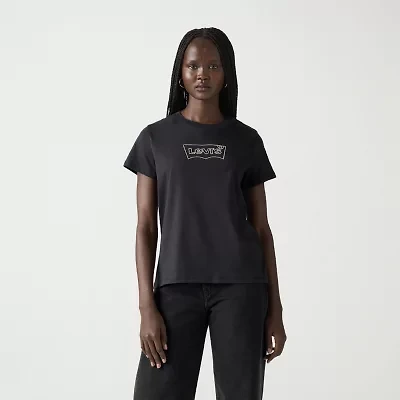Levi's Womens Crew Neck Short Sleeve T-Shirt