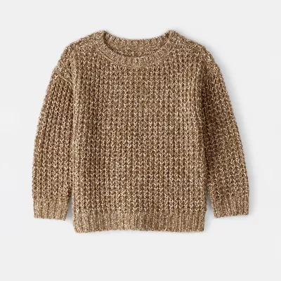 Carter's Toddler Boys Round Neck Long Sleeve Pullover Sweater
