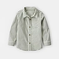 Carter's Toddler Boys Long Sleeve Cuffed Regular Fit Button-Down Shirt