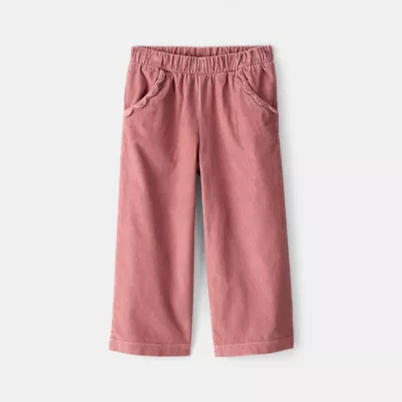 Carter's Toddler Girls Wide Leg Regular Fit Pull-On Pant