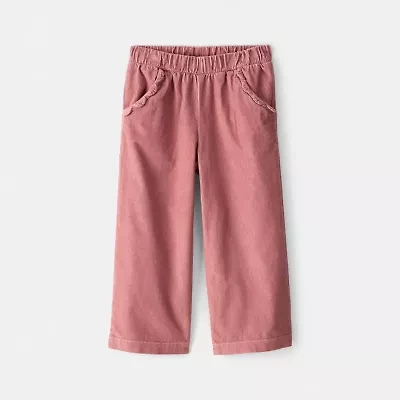 Carter's Toddler Girls Wide Leg Regular Fit Pull-On Pant