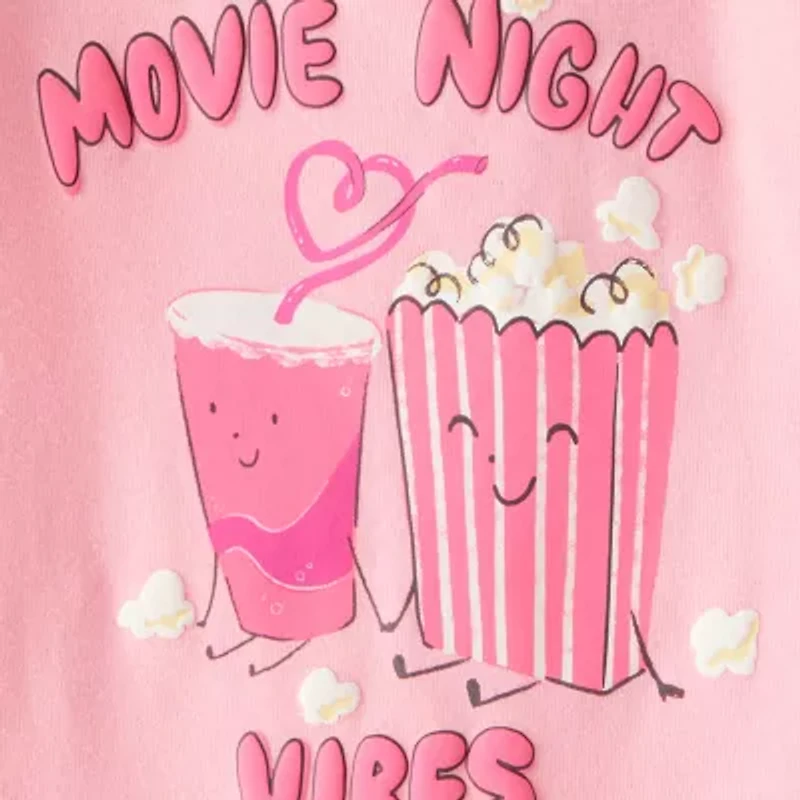 Carter's Toddler Girls Rib Round Neck Long Sleeve 4-pc. Pajama Sets