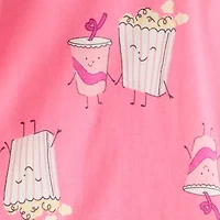 Carter's Toddler Girls Rib Round Neck Long Sleeve 4-pc. Pajama Sets