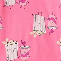 Carter's Little & Big Kid Girls Rib Round Neck Long Sleeve 4-pc. Pajama Sets