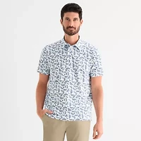 St. John's Bay Performance Mens Classic Fit Short Sleeve Polo Shirt