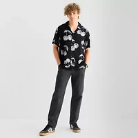 Arizona Mens Short Sleeve Relaxed Fit Button-Down Shirt