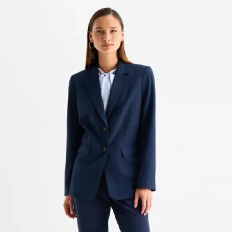 Worthington Womens Regular Fit Blazer