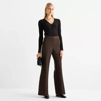 Worthington Womens Flare Trouser