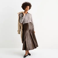 Worthington Womens Long Sleeve Blouse
