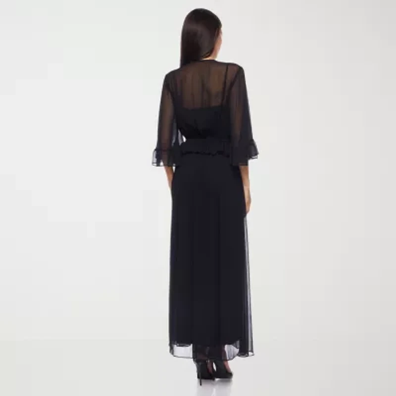 Premier Amour Womens 3/4 Sleeve Maxi Dress