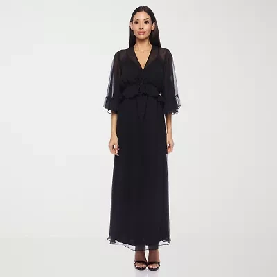 Premier Amour Womens 3/4 Sleeve Maxi Dress