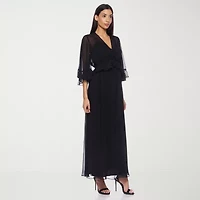 Premier Amour Womens 3/4 Sleeve Maxi Dress