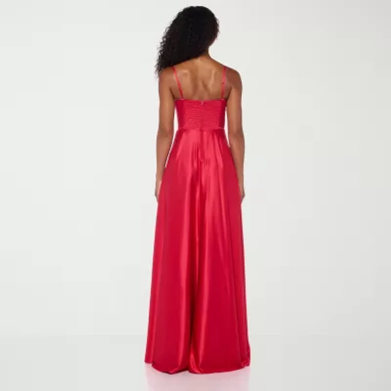 B. Smart Womens Sleeveless Juniors A-Line Dress