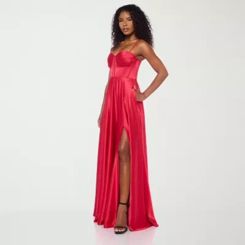 B. Smart Womens Sleeveless Juniors A-Line Dress