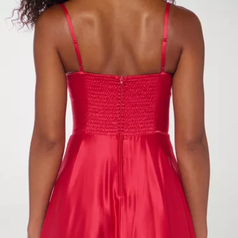 B. Smart Womens Sleeveless Juniors A-Line Dress