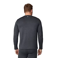 Free Country Mens Force Grid Crew Neck Long Sleeve Thermal Shirt