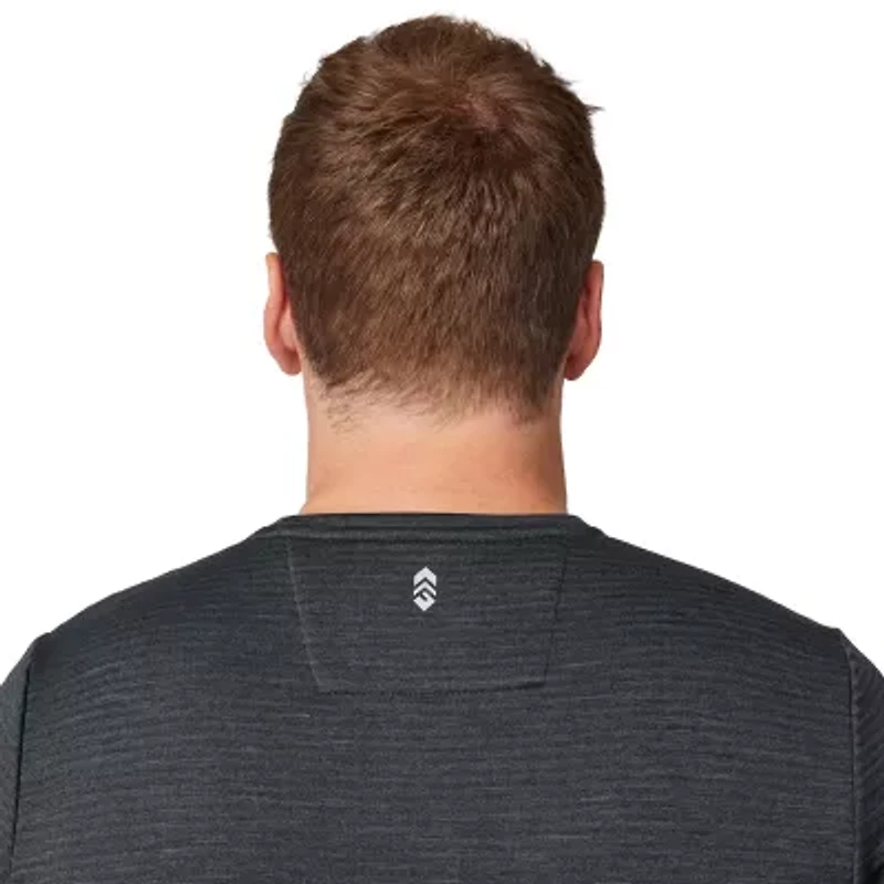 Free Country Mens Force Grid Crew Neck Long Sleeve Thermal Shirt
