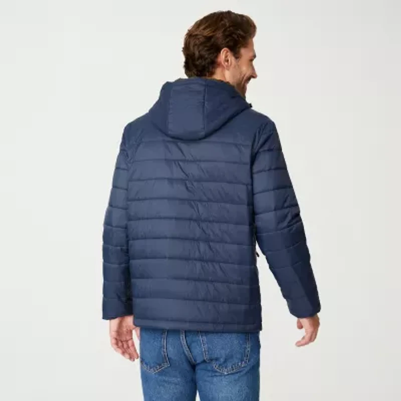 Free Country Mens Hooded Midweight Puffer Jacket