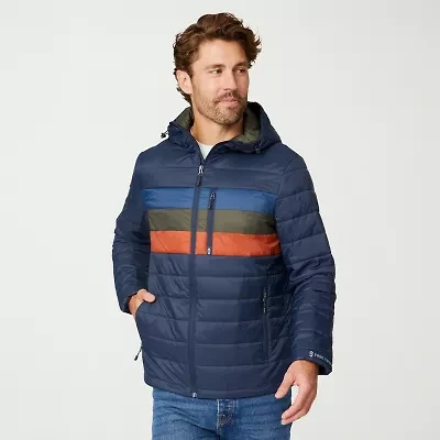 Free Country Mens Hooded Midweight Puffer Jacket