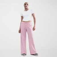 Nike Club Womens Wide Leg Mid Rise Fleece Sweatpant