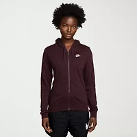 Nike Womens Long Sleeve Fleece Zipper Active Hoodie