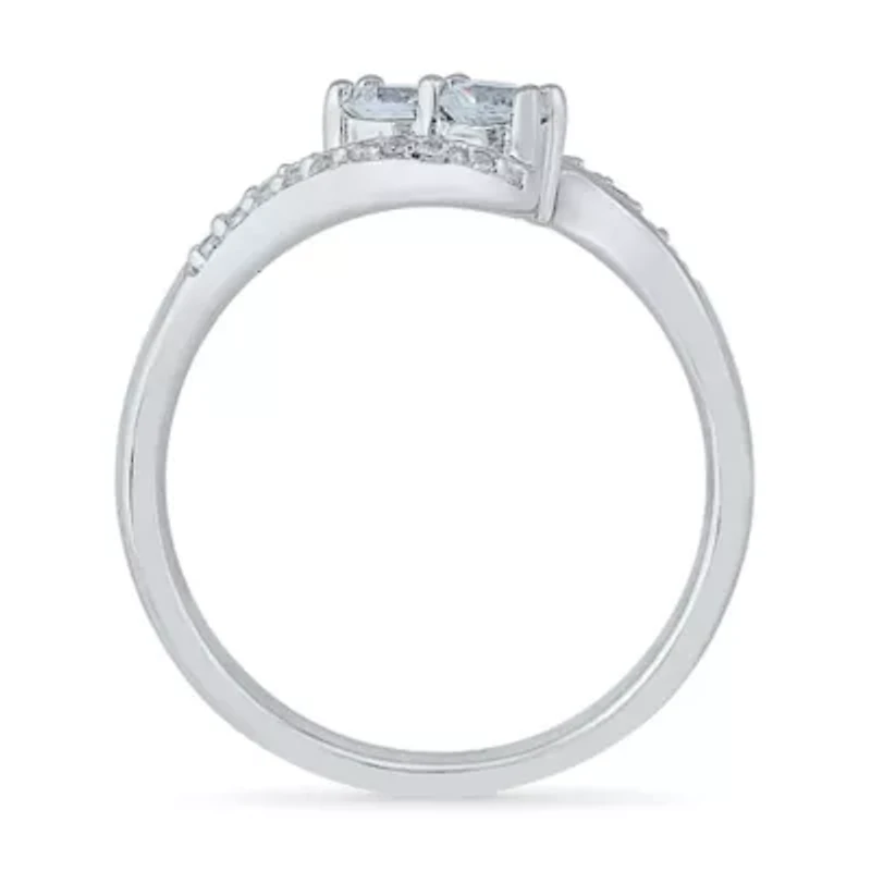 Womens 3/8 CT. T.W. Natural White Diamond 10K Gold Cocktail Ring