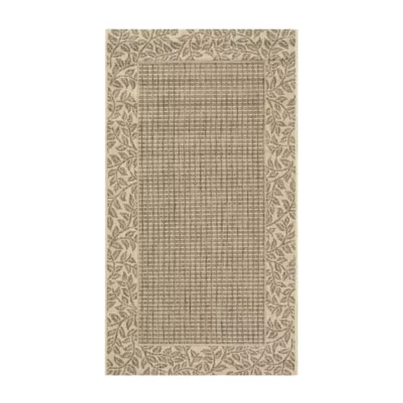Safavieh Courtyard Collection Chad Oriental Indoor/Outdoor Area Rug