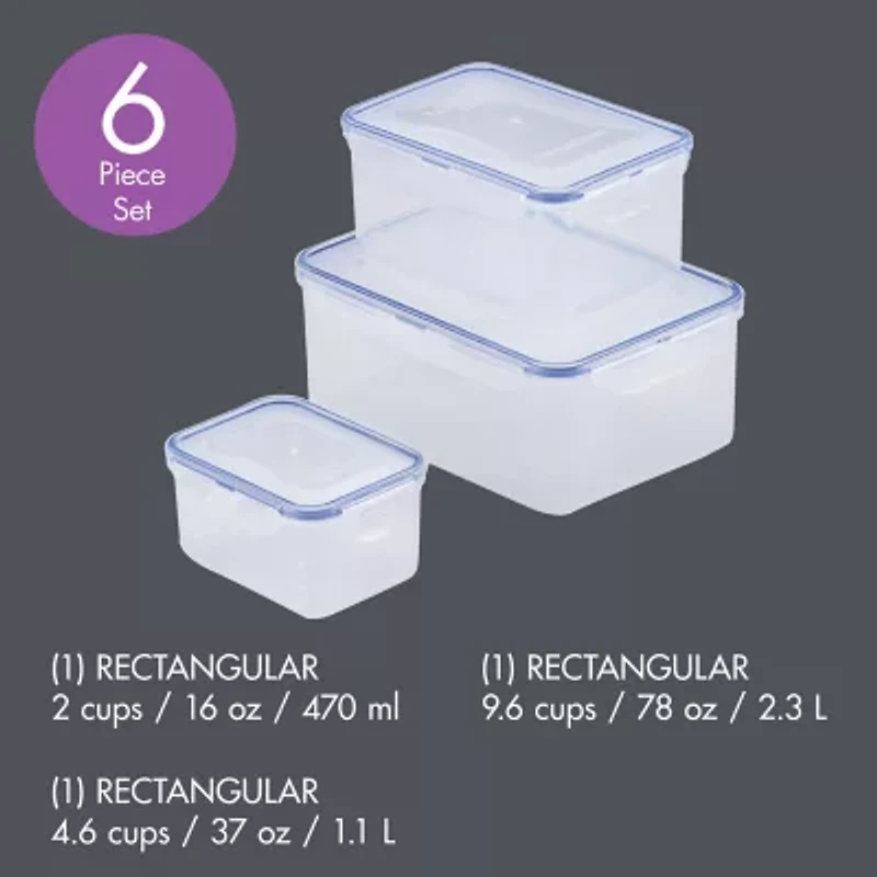 Lock & Lock 6-pc. Food Container
