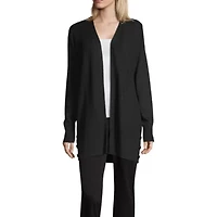 Worthington Womens Long Sleeve Open Front Cardigan
