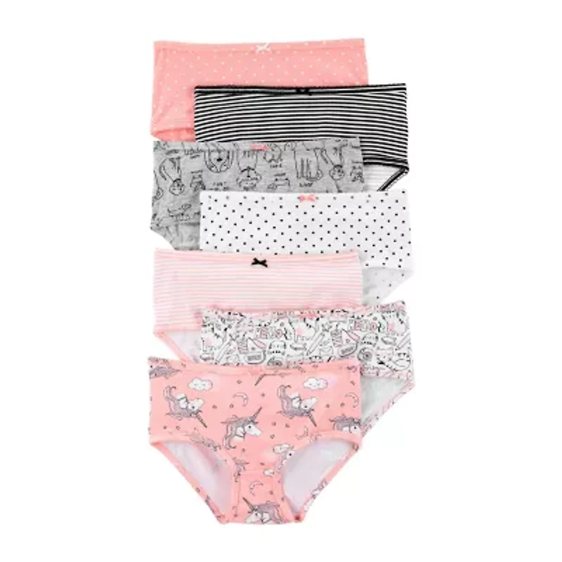 Carter's Toddler Girls 7 Pack Brief Panty 3h741610