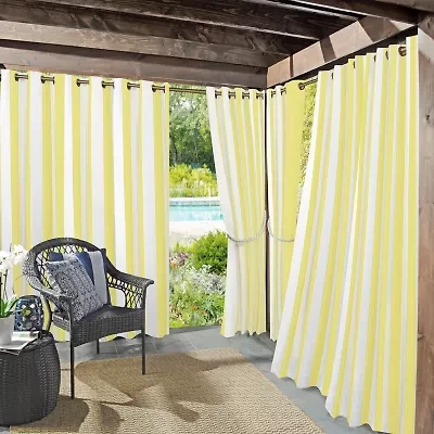 Sun Zero Valencia Grommet Top Energy Saving Light-Filtering Single Curtain Panel