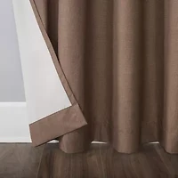 Sun Zero Duran Grommet Top Energy Saving 100% Blackout Single Curtain Panel