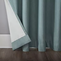 Sun Zero Duran Grommet Top Energy Saving 100% Blackout Single Curtain Panel