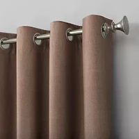 Sun Zero Duran Grommet Top Energy Saving 100% Blackout Single Curtain Panel