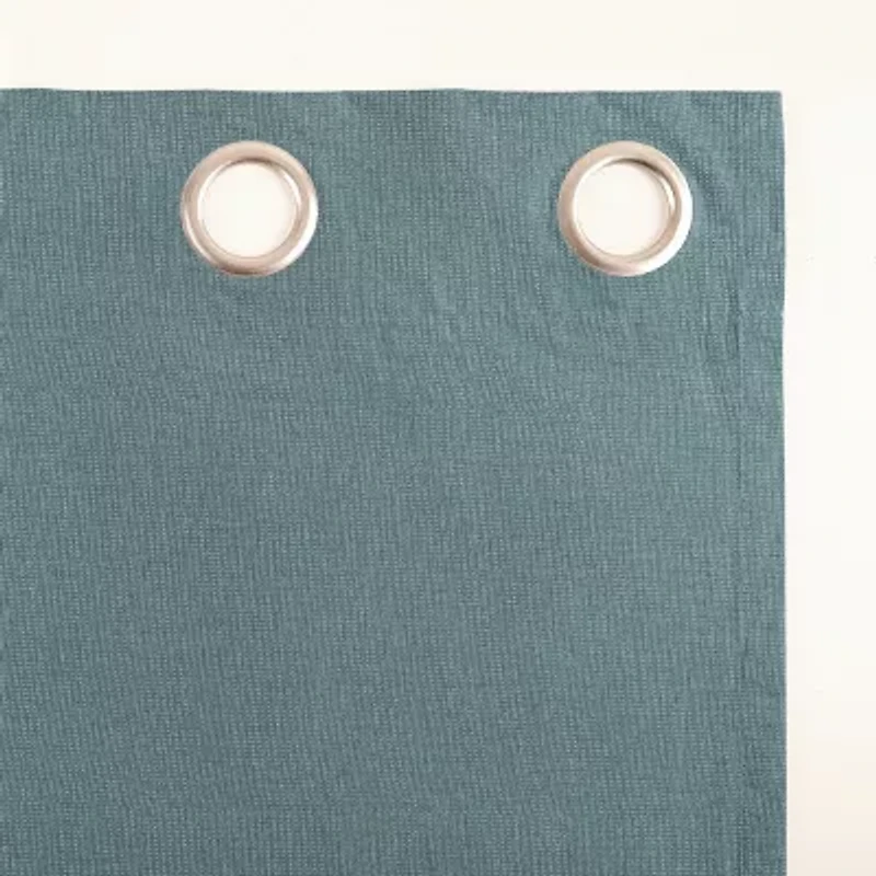 Sun Zero Duran Grommet Top Energy Saving 100% Blackout Single Curtain Panel