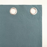 Sun Zero Duran Grommet Top Energy Saving 100% Blackout Single Curtain Panel