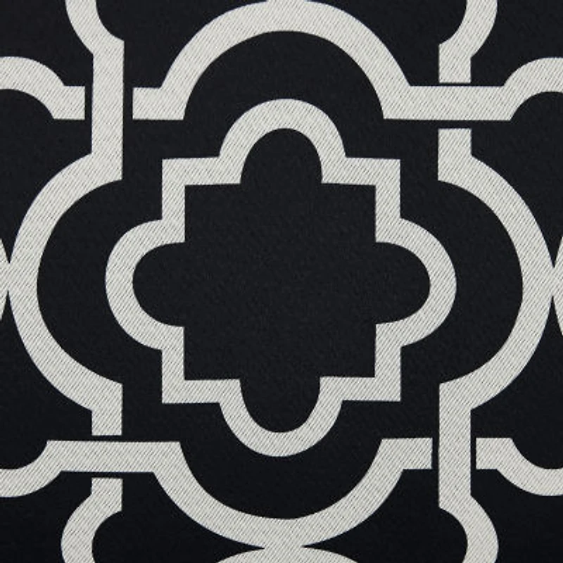 Sun Zero Barnett Trellis Grommet Top Energy Saving Blackout Single Curtain Panel