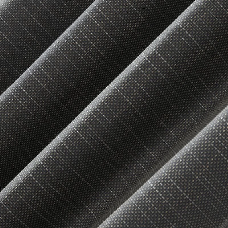 Sun Zero Kline Burlap Weave Thermal Extreme Grommet Top Energy Saving 100% Blackout Single Curtain Panel