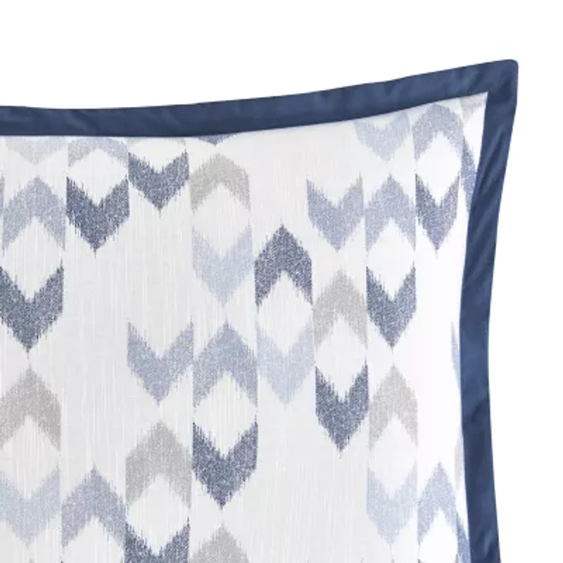 Fieldcrest Herringbone 3-pc. Geometric Duvet Cover Set