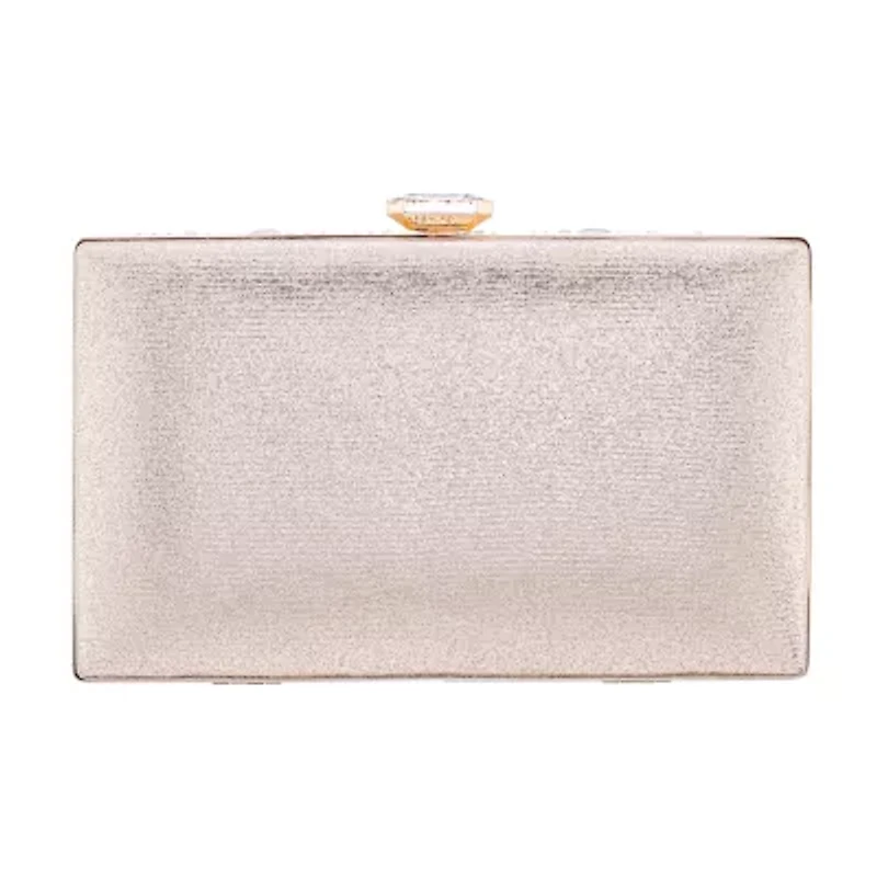 I. Miller Villie Crystal Pattern Minaudiere Evening Bag
