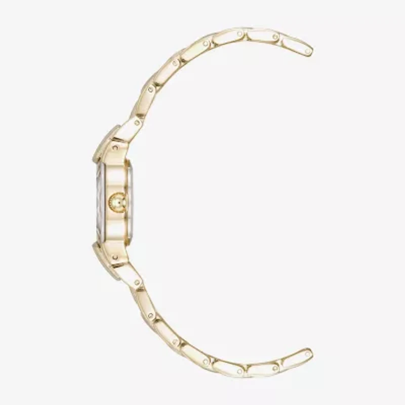 Armitron Womens Diamond Accent Gold Tone Bracelet Watch 75-5943bkgp