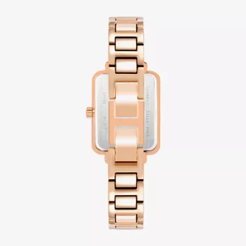 Armitron Womens Crystal Accent Rose Goldtone Bracelet Watch 75-5841mprg