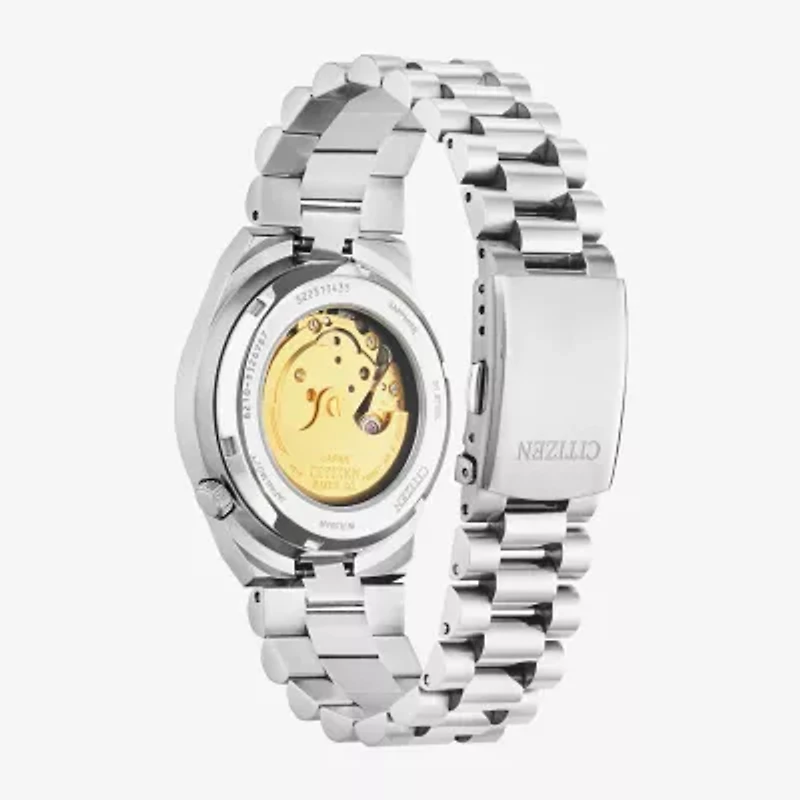 Citizen Tsuyosa Mens Automatic Silver Tone Stainless Steel Bracelet Watch Nj0150-56x