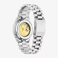 Citizen Tsuyosa Mens Automatic Silver Tone Stainless Steel Bracelet Watch Nj0150-56x