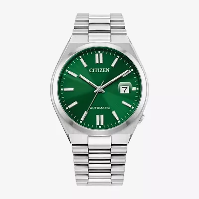 Citizen Tsuyosa Mens Automatic Silver Tone Stainless Steel Bracelet Watch Nj0150-56x